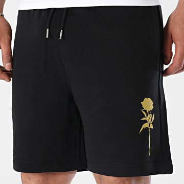 Luxury Lovers - Pantalón Corto Jogging Rosa Negro Oro