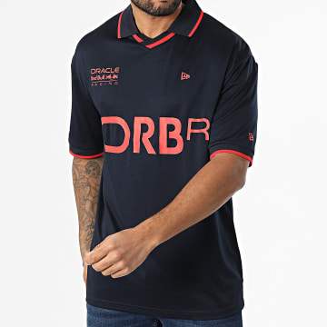 New Era - Polo Manches Courtes Red Bull Graphic Football 60746989 Bleu Marine