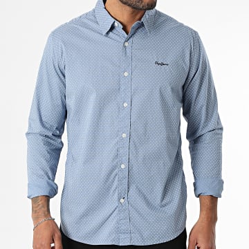 Pepe Jeans - Alonso Langarmhemd PM308827 Hellblau