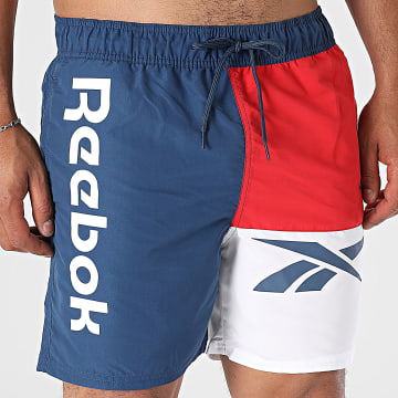 Reebok - Azul Marino Blanco Rojo 71082 Traje de baño
