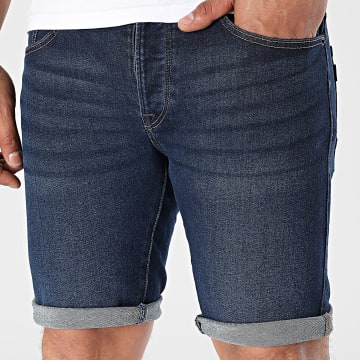 Tiffosi - Short Jean Slim 10059974 Bleu Brut