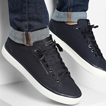Tommy Hilfiger - Baskets Hi Vulc Low Core Canvas 5396 Desert Sky