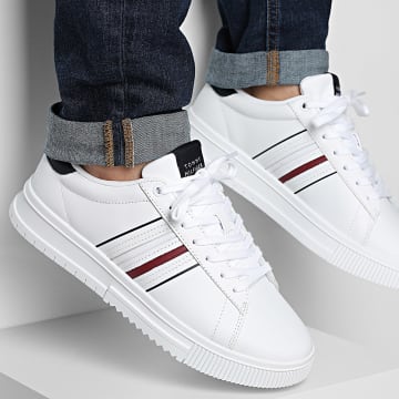 Tommy Hilfiger - Baskets Modern Cupsole Stripes 5406 White