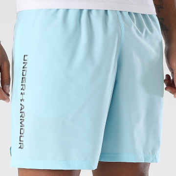 Under Armour - Short De Jogging UA TechWoven Wordmark 1383356 Bleu Clair
