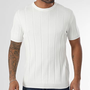 Frilivin - 631 Wit T-shirt van mesh