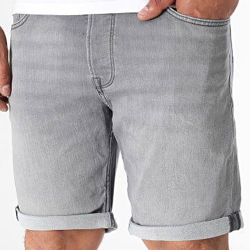 Jack And Jones - Rick Icon Regular Jeans Korte Broek Grijs