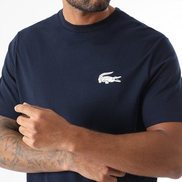 Lacoste - Maglietta con logo grande della Marina