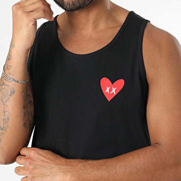 Luxury Lovers - Canotta Cuore Nero