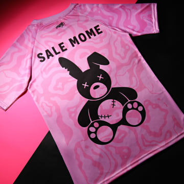 Sale Môme Paris - Maillot Collector Jersey Lapin Rose Noir