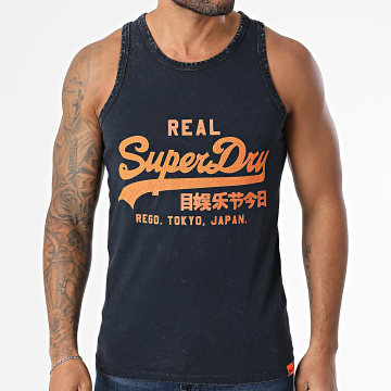 Superdry - Cali Tank Top M6010870A Marineblau