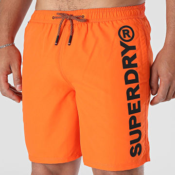 Superdry - Short De Bain Sport Graphic 17 M3010248A Orange