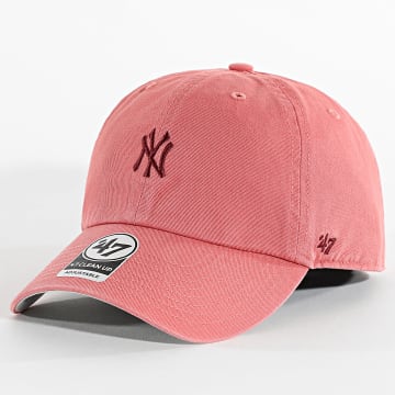 '47 Brand - Gorra Clean Up BSRNR17GWS NY Yankees Rojo Ladrillo