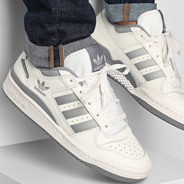 Adidas Originals - Baskets Forum Low CL JI3266 Cloud White Grey Three Grey Two