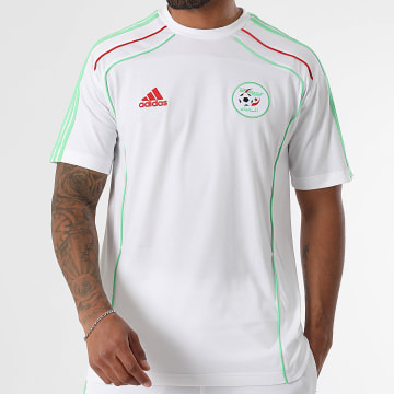 Adidas Sportswear - Tee Shirt A Bandes Fédération Algérienne de Football JE5345 Blanc