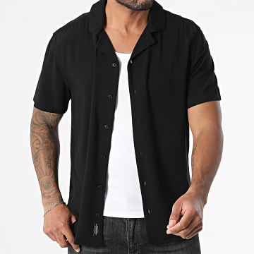 Blend - Camicia Auran a maniche corte 20718222 Nero