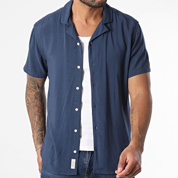 Blend - Chemise Manches Courtes Auran 20718222 Bleu Marine