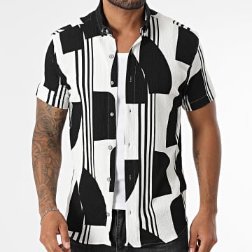 Classic Series - Chemise Manches Courtes 024 Blanc Noir