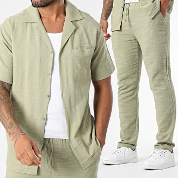 Frilivin - Set Hemd Kurzarm und Hose Z96 Hellgrün