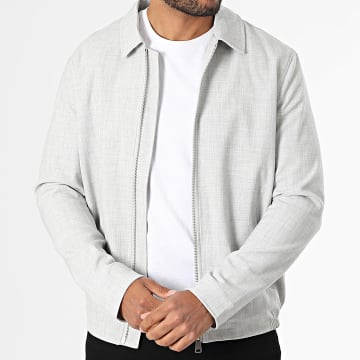 Frilivin - Veste Zippée F31 Gris Chiné
