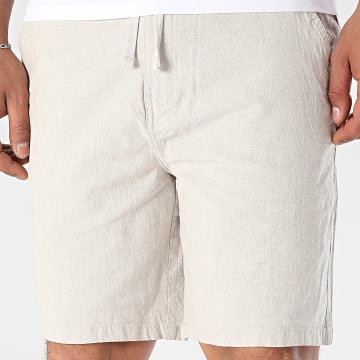 Teddy Smith - Chino Shorts Linen 10417230D Beige meliert