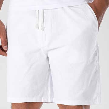 Teddy Smith - Chino Shorts Linen 10417230D Weiß