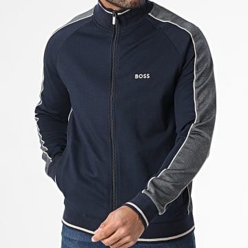 BOSS - Sweat Zippé Tracksuit 50540792 Bleu Marine