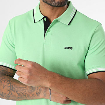 BOSS - Paul Slim Polo met korte mouwen 50506193 Groen
