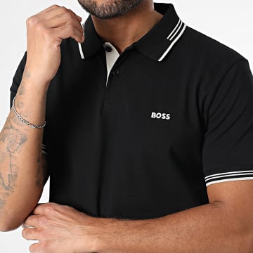 BOSS - Polo de manga corta Paul Slim 50506193 Negro