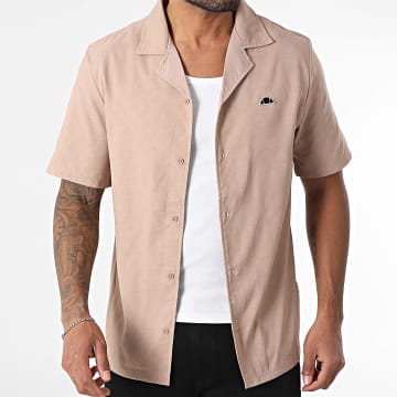 Ellesse - Chemise Manches Courtes Orvieta SHZ21894 Camel Clair