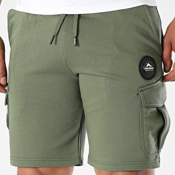 Helvetica - Short Jogging Cargo Ajaccio Vert Kaki
