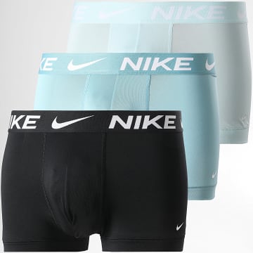 Nike - Lot De 3 Boxers Dri-Fit Essential Micro KE1156 Noir Bleu Clair