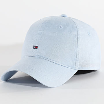Tommy Hilfiger - Casquette Essential Flag Linen 7130 Bleu Clair