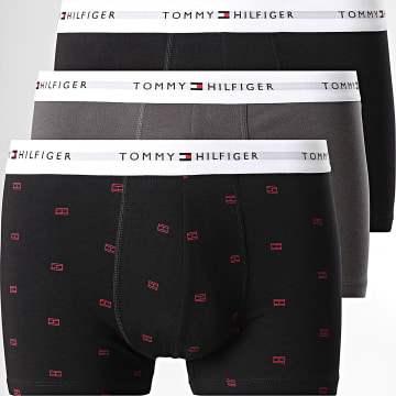 Tommy Hilfiger - Lot De 3 Boxers 2768 Noir Gris Anthracite