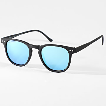 Urban Classics - Gafas de sol de espejo azul negro
