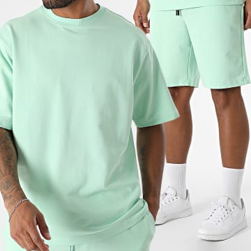 Armita - Ensemble Tee Shirt Et Short Jogging Vert Menthe