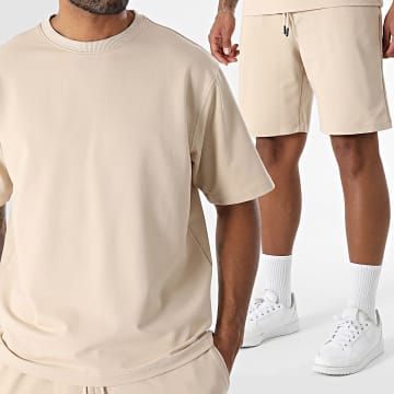 Armita - Ensemble Tee Shirt Et Short Jogging 706 Beige