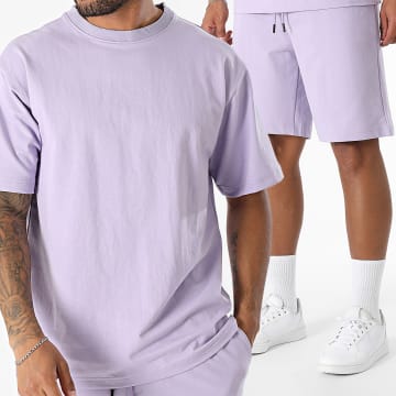Armita - Ensemble Tee Shirt Et Short Jogging Lilas