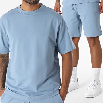 Armita - Set T-Shirt Und Jogginghose Blau Grau