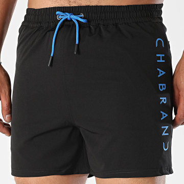 Chabrand - Short De Bain 60612 Noir Bleu Roi