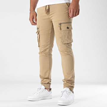 John H - Pantalon Cargo 01 Beige