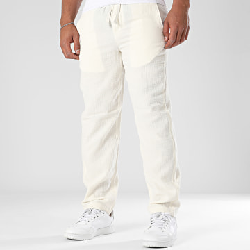 Only And Sons - Pantalon Loose Fit Sinus Ecru