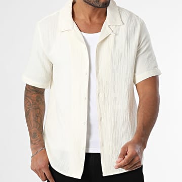 Only And Sons - Skyle Korte Mouw Shirt Licht Beige