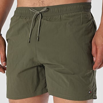 Tommy Hilfiger - Short De Bain Medium Drawstring 3477 Vert Kaki