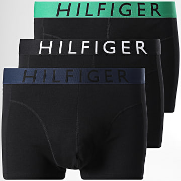 Tommy Hilfiger - Lot De 3 Boxers 3465 Noir Bleu Marine Vert