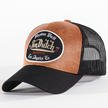 Von Dutch - Gorra Kustom Trucker Negra Marrón