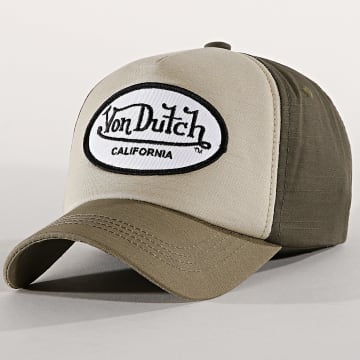 Von Dutch - Gorra Jack Beige Verde Caqui