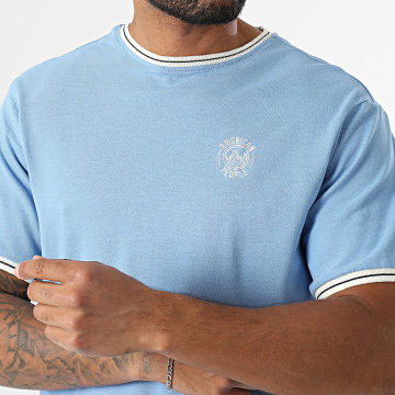 American People - T-Shirt Tomate Hellblau