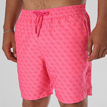 Guess - Short De Bain F5GT00-WG2D2 Rose Fluo