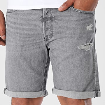 Jack And Jones - Shorts Jean Rick Original Grau