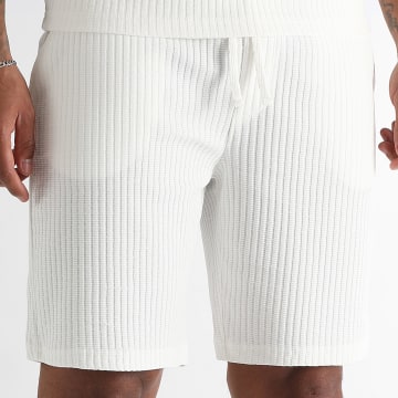 LBO - Short Texturé 3836 Blanc